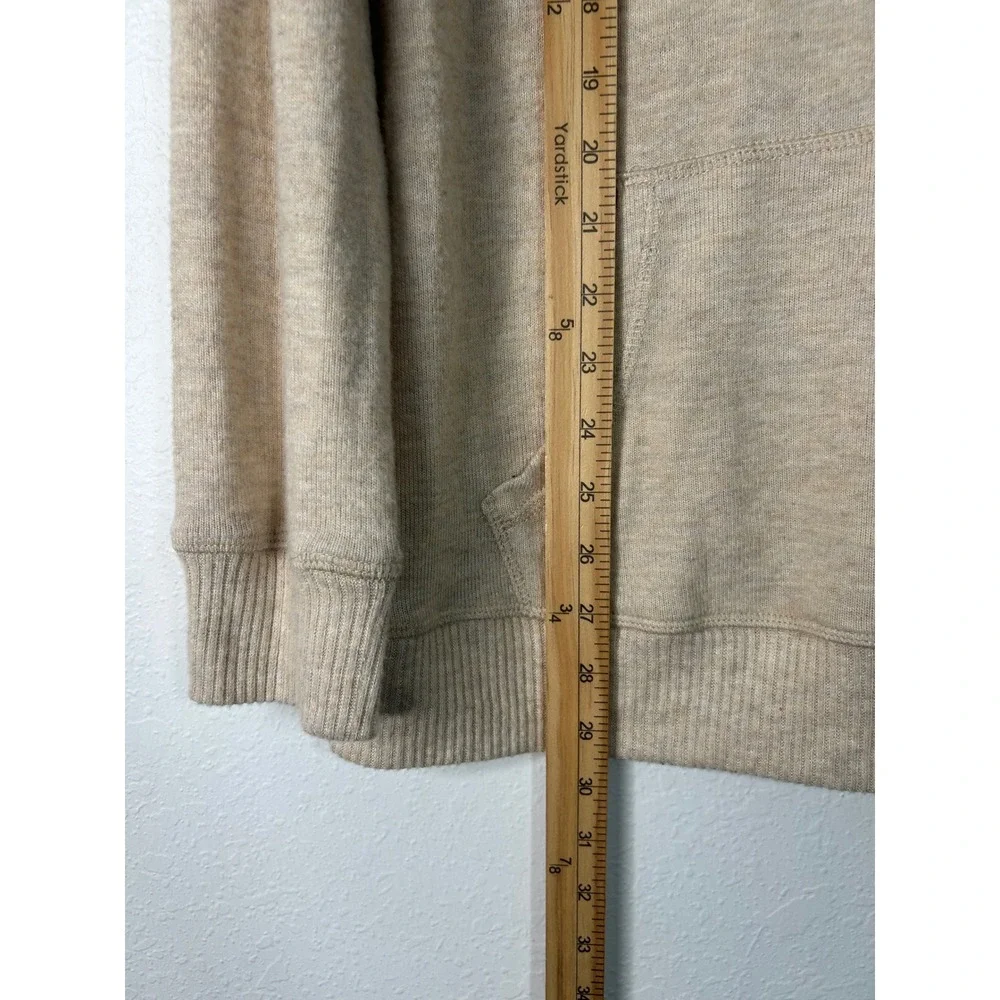 Torrid Hoodie Sleepwear Womens 1X Beige Colorblock Super Soft Lounge Pullover